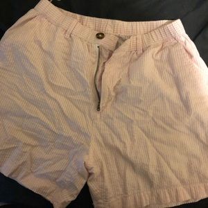 Pink Seer Sucker Shorts